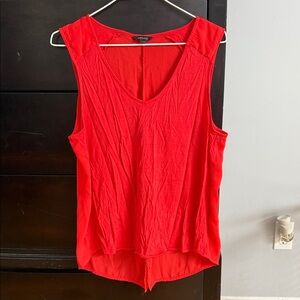 RW&CO. Bright Red V-Neck Sleeveless Camisole